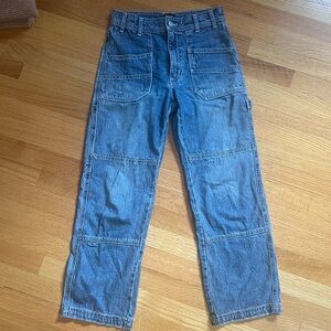 BDG Blue Straight Leg Carpenter Double Knee Jeans Classic Denim